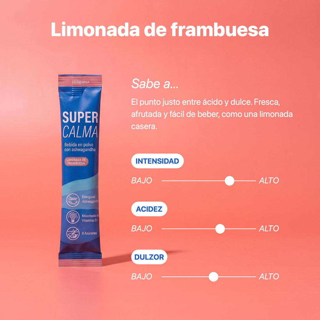 Perfil de sabor limonada de frambuesa