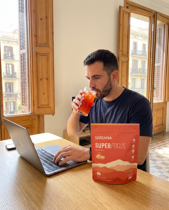 Cliente trabajando con su SuperFocus